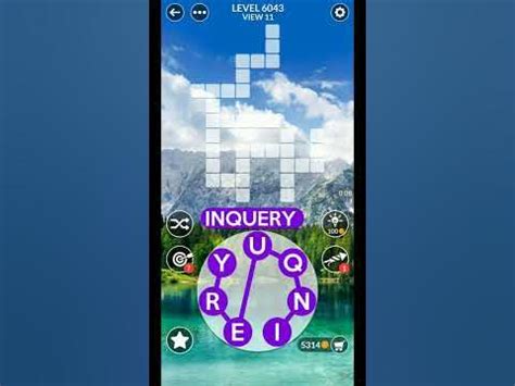 Level 6043 Answers in View 5 / Master Levels For Wordscapes : .